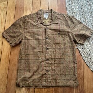 Filson hand block printed camp shirt